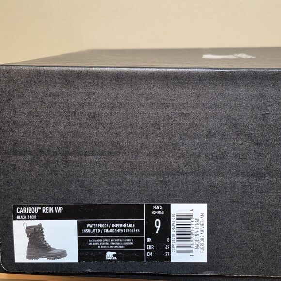 Concepts X Sorel Caribou Rein WP Waterproof Boots Black Men's Size 9 - Picture 7 of 7